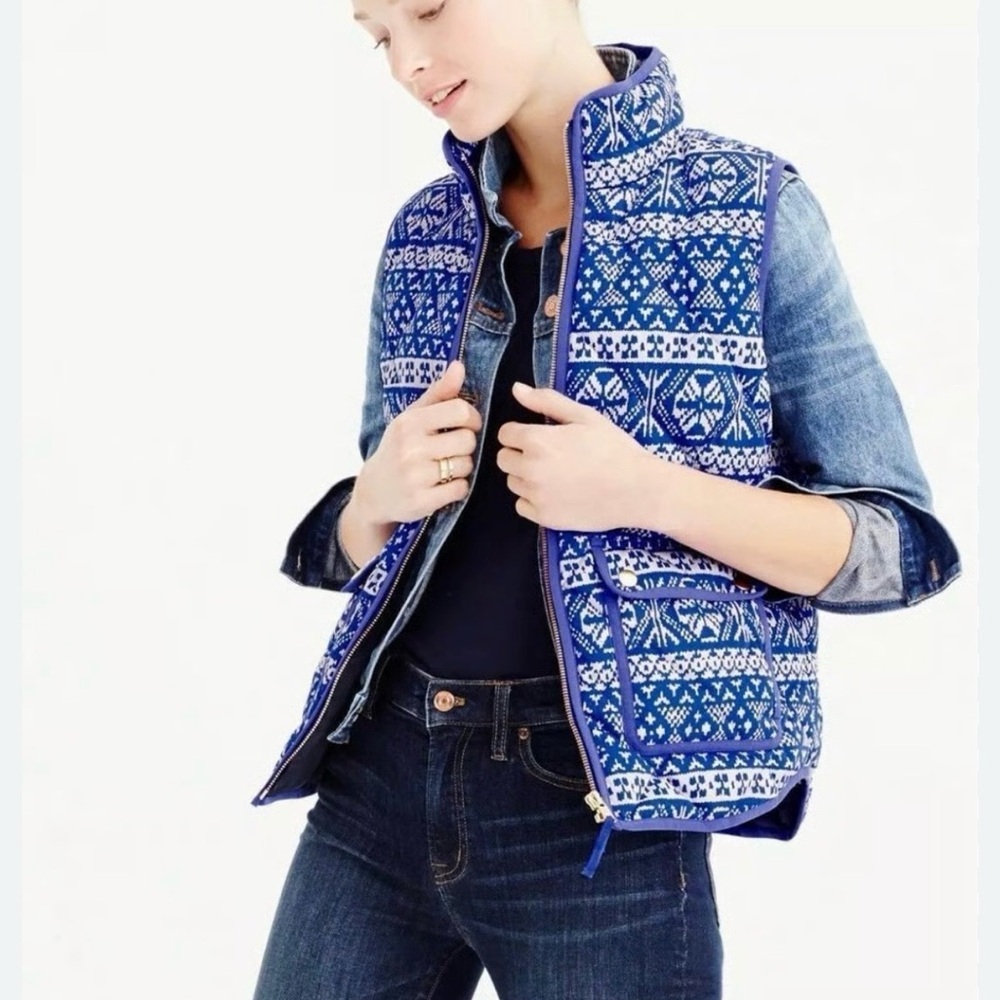 J.Crew Excursion quilted puffer vest